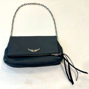 Great condition ZADIG AND VOLTAIRE gray leather bag!